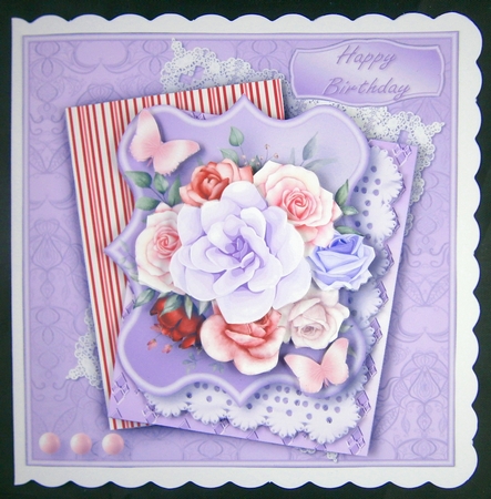 Rose Bouquet - Layered Card Mini Kit by Linda Short