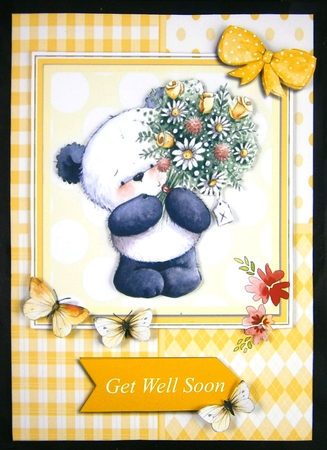 Panda card - mixed sentiments by Linda Short