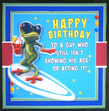 Surfing Frog by Linda Short