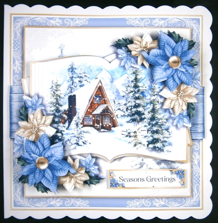 The Cabin in the Mountains Open Book Bumper Set by Linda Short