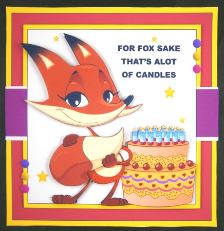 For Fox Sake Thats A Lot Of Candles by Linda Short
