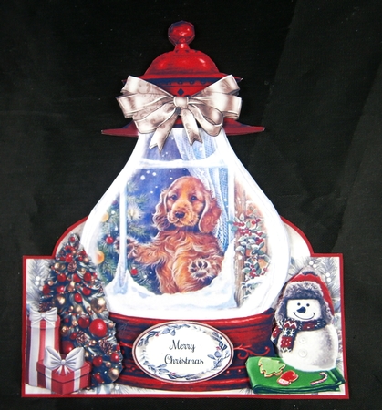 Cute Christmas Lantern 04 Shaped Mini Page Kit  by Linda Short