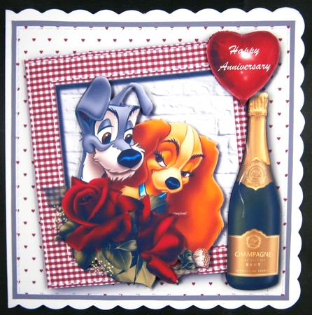 Lady and the Tramp Wedding Anniversary by Linda Short