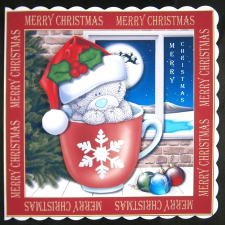 Tatty Teddy Christmas Mug by Linda Short
