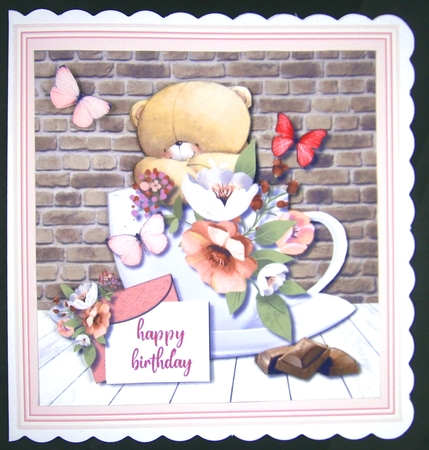 Forever Friends Floral Cup by Linda Short