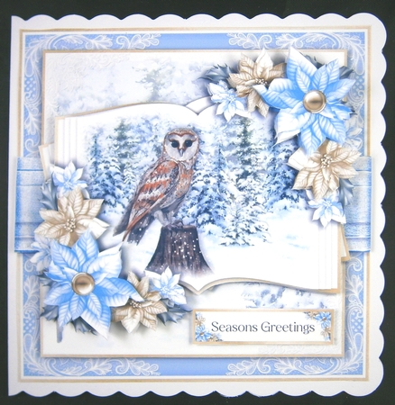 Christmas Owl Open Book 4 by Linda Short