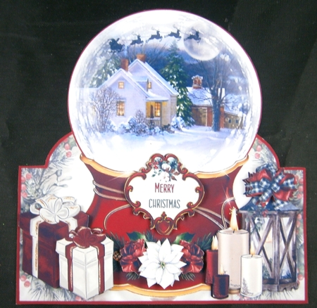 Snow Globe 02 6x6 Shaped Mini Page Kit by Linda Short