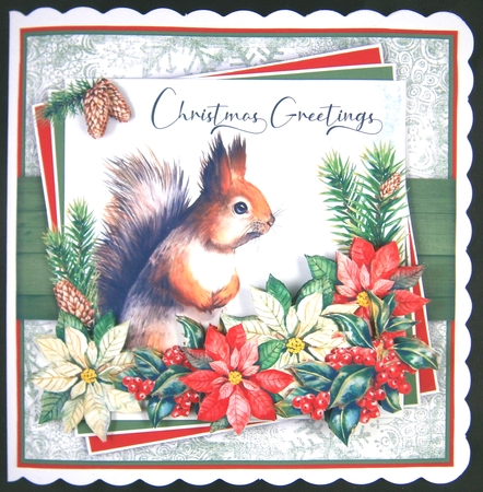 Christmas Squirrel Mini Kit by Linda Short