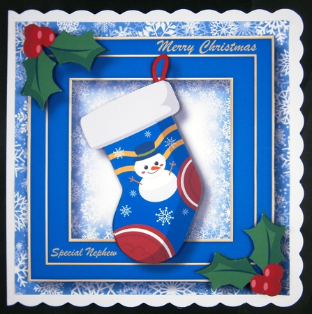 Christmas Stocking 9 by Linda Short