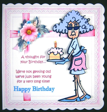 Stella were not getting old 8x8 & A5 mini kit by Linda Short