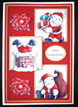 Santas coming to town by Linda Short