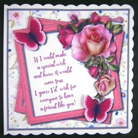 Birthday Friend with verse by Linda Short