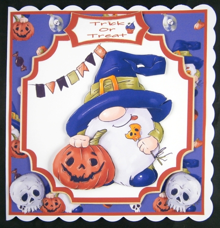 Halloween Gnome 6x6 by Linda Short