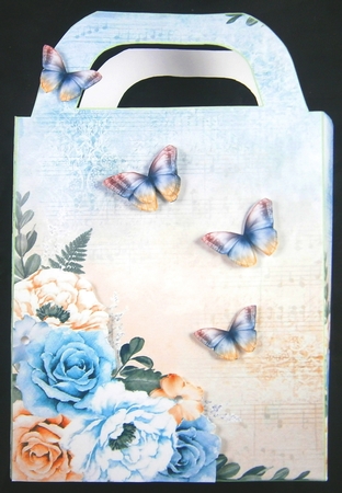 Fire and ice roses gift bag 4 by Linda Short