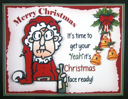 Gus its Christmas Yeah 8x8 & A5 mini kit by Linda Short