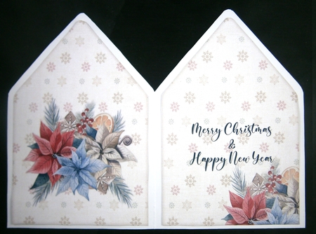 Dream Christmas Envelope Shaped Card Kit by Linda Short