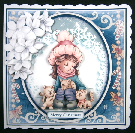 Kittens in the snow by Linda Short