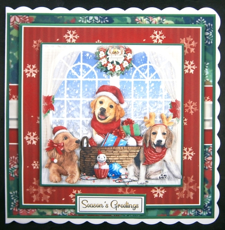 Cute Christmas Dogs Kit-4 by Linda Short
