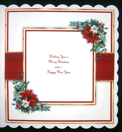 12 Various Christmas Card Fronts plus Matching Insert by Linda Short
