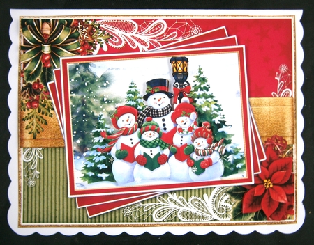 The Snow Bunch 5X7 MiniKit-5 by Linda Short