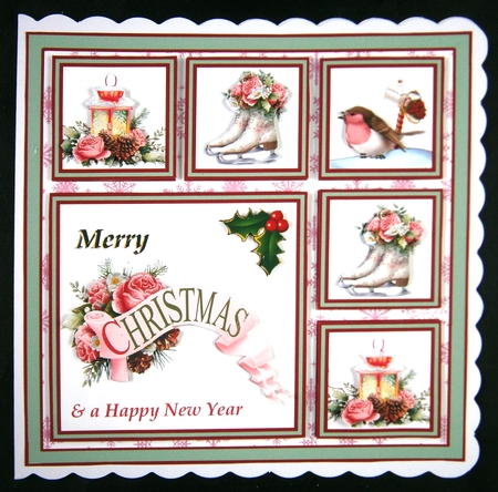 Sampler Christmas banner by Linda Short