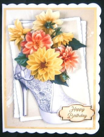 Boot full of dahlias by Linda Short