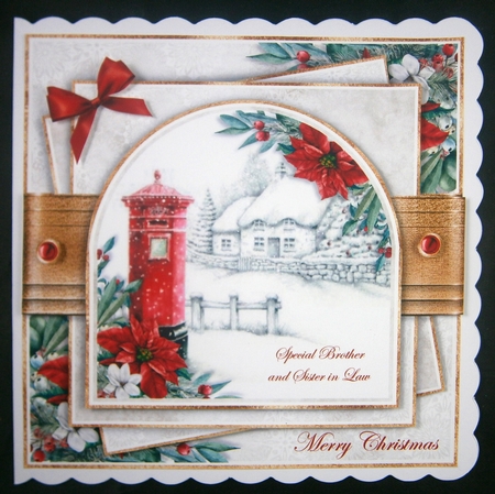 Arched Window Postbox Bumper Set by Linda Short