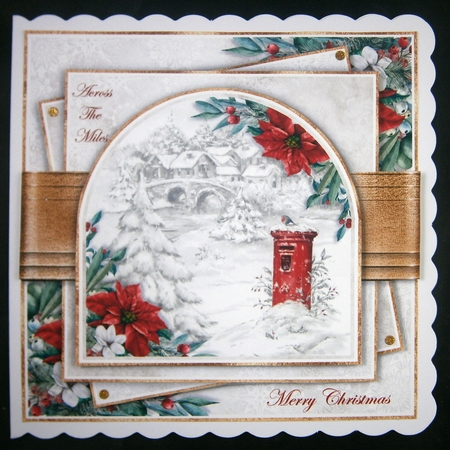 Arched Window Postbox Bumper Set by Linda Short