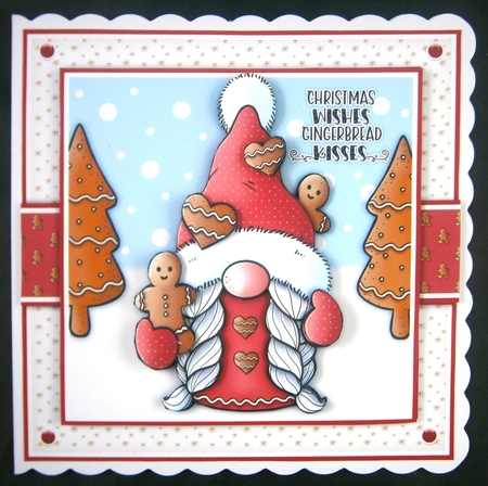 Gingerbread Girl Gnome Mini Kit by Linda Short