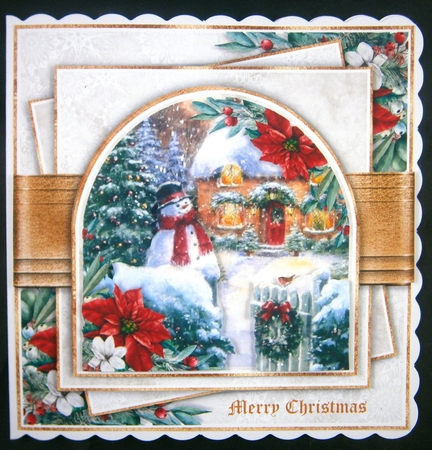 Arched Window Snowman Bumper Set by Linda Short