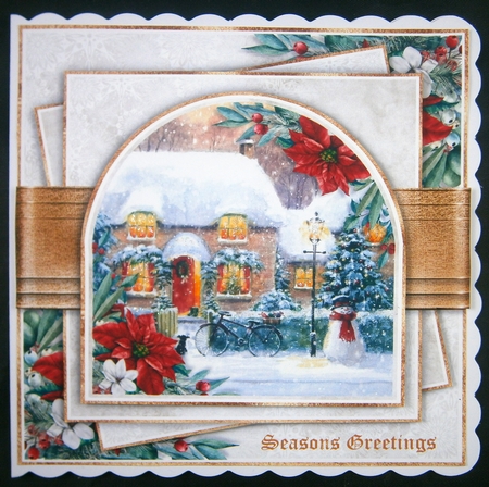 Arched Window Snowman Bumper Set by Linda Short