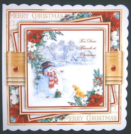 Snowman 7x7 inch No.3 by Linda Short