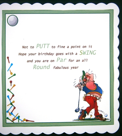 To Golf or not to golf 7x7 & A5 mini kit by Linda Short