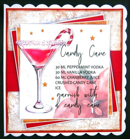 Christmas Cocktails 6inch Collection by Linda Short