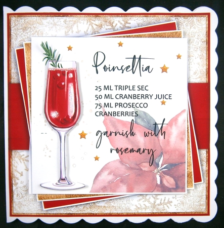 Christmas Cocktails 6inch Collection by Linda Short