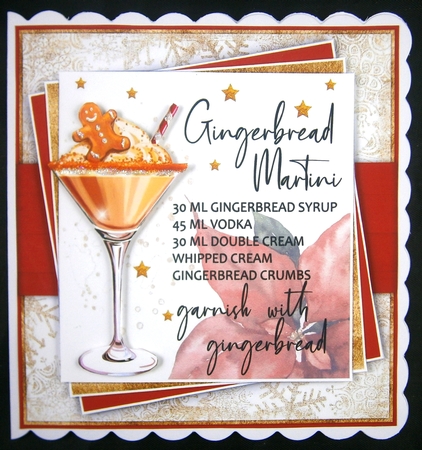 Christmas Cocktails 6inch Collection by Linda Short