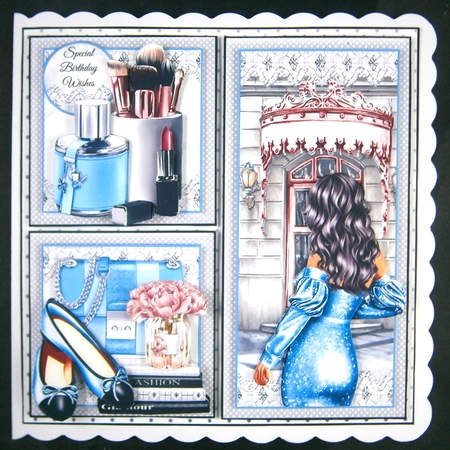 Fashionable Collage 03 Mini Page Kit by Linda Short