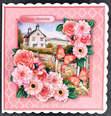 Country Walk - Decoupage Card Mini Kit by Linda Short