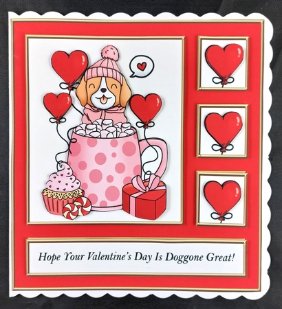 Hope Your Valentines Day Is Doggone Great by Linda Short