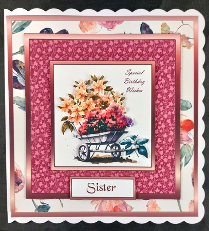 SC Barrow full of summer flowers by Linda Short