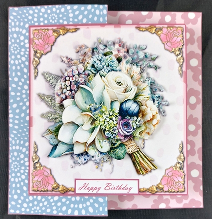 Floral bouquet Fold back with Folio option  by Linda Short