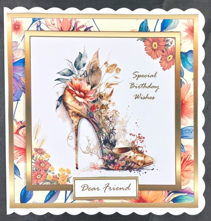 SC Floral shoe no1 by Linda Short