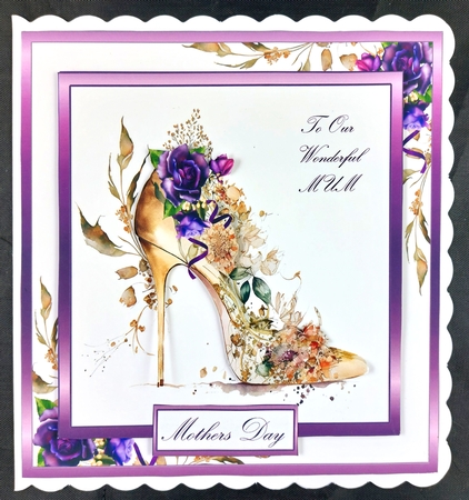 SC Floral shoe no5 by Linda Short