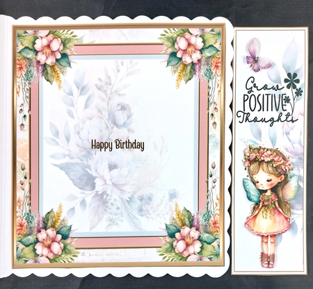 Fairy Dust 8x8ins Kit with Matching Bookmarks by Linda Short