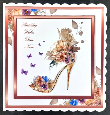 SC Floral shoe no 6 by Linda Short