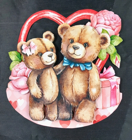 Be My Teddy Bear 2 Rocker Card by Linda Short