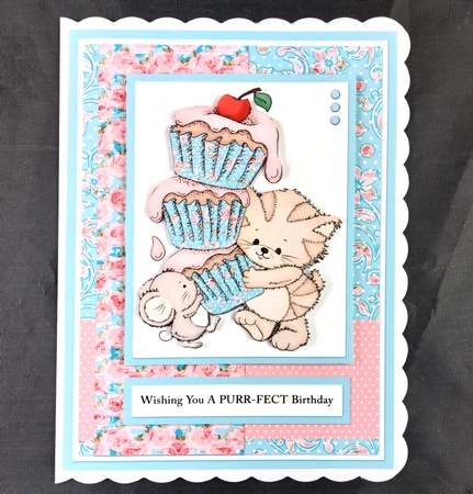Cute Critters Birthday Topper by Linda Short