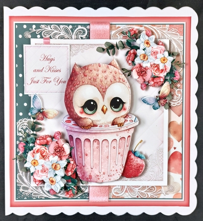 Valentine Hoot one  by Linda Short