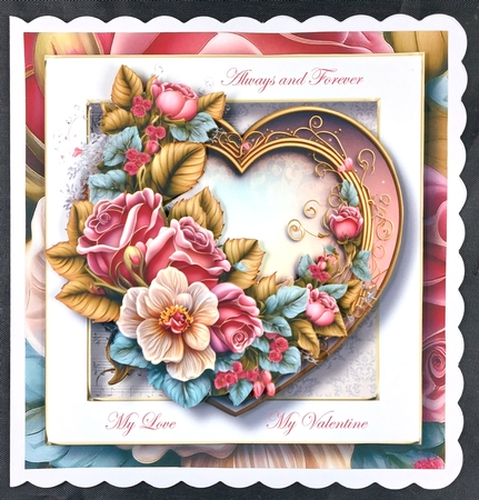 Gorgeous Vintage Heart 2 by Linda Short