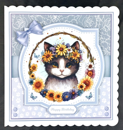 FLOWER CATS set 2 by Linda Short